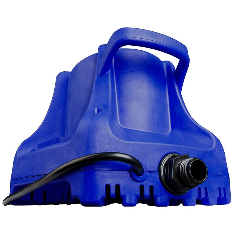 Little Giant 14942691 Swimming Pool Cover Automatic Submersible Excess Water Pump with Carrying Handle and 25' Electrical Cord - Blue, 1 of 8