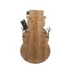 Transpac Wood 28 in. Multicolor Christmas Snowman Countdown Decor - 3 of 4