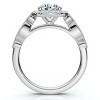 Pompeii3 Certified 1 1/3Ct Diamond Round Engagement Ring 14k Gold or Platinum Lab Created - 2 of 4