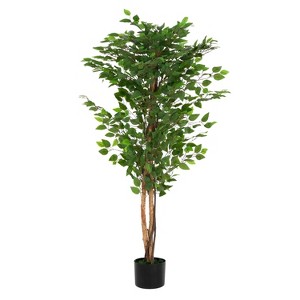 NicBex 70" Artificial Bamboo with Pot Realistic Faux Plant for Indoor/Outdoor Decor, Easy Maintenance, Sturdy Base, Lifelike Segmented Stems - 1 of 4