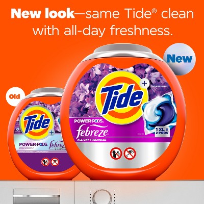 Tide Power Pods Plus Febreze Odor Eliminators Lasting Freshness, Spring & Renewal - Thumbnail 2