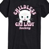 Men's - Instant Message - Childless Cat Lady Society Short Sleeve Graphic T-Shirt - 2 of 4