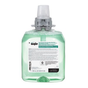 GOJO Green Certified Foam Hair and Body Wash Cucumber Melon - 4/Carton - 1250 mL Refill - 1 of 4
