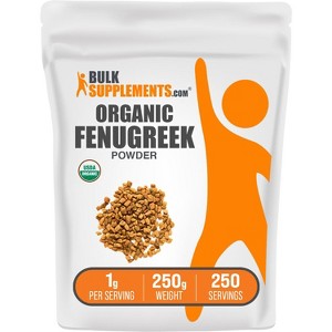 BulkSupplements Organic Fenugreek Powder - 1 of 4