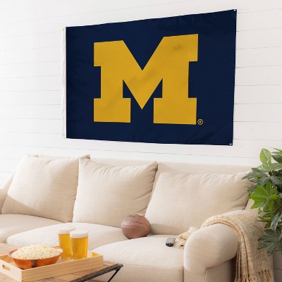 Evergreen University Of Michigan 3' x 5' Indoor Outdoor Flag for Home Apartment Dorm Rooms