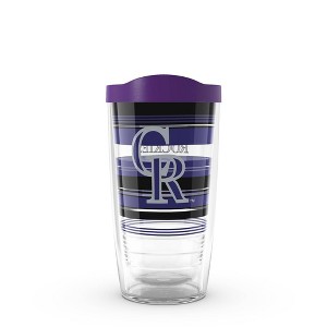 MLB Colorado Rockies 16oz Hype Stripes Classic Tumbler - 1 of 4