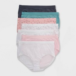 Hanes Women's 6pk Pure Comfort Organic Cotton Hipster Underwear ...