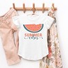 The Juniper Shop Boho Summer Vibes Watermelon Flutter Sleeve Tee - 3 of 4