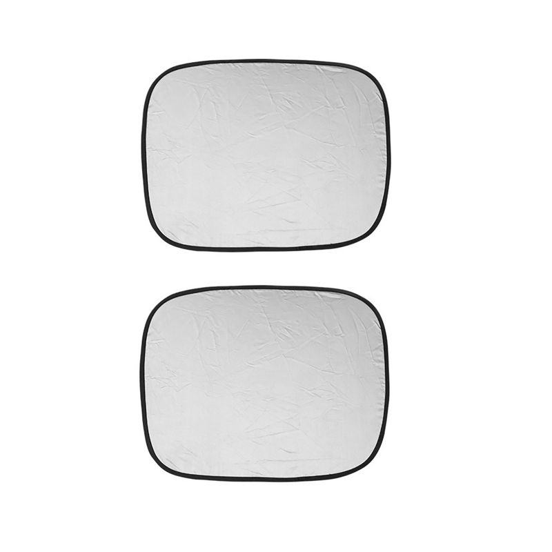 Unique Bargains Car Rear Window Sun Shade Anti-UV Block Shield Cover 23.6"x19.7" Silver Tone 2 Pcs, 4 of 7