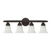 Livex Lighting 4 - Light Vanity in  Bronze - 4 of 4