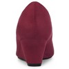 Allegra K Women's Pointy Toe Slip on Wedge Heel Pumps - 3 of 4