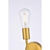 Elegant Lighting Keely 1 light brass wall sconce - 4 of 4