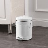 happimess Theo Retro 8-Gallon Step Trash Can with Soft-Close Lid and FREE Mini Trash Can - 3 of 4