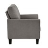 CAVINAS PU Leather Accent Chair, Classic Living Room Chairs with Metal Frame, Reading Chair for Living Room - 4 of 4