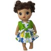 Doll Clothes Superstore Butterfly Blooms Handmade Dress for 14" Baby Alive & Little Baby Dolls - 2 of 4