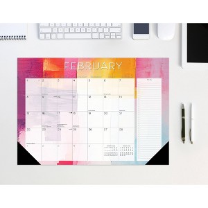 Willow Creek Press 17"x12" 2026 Abstract Art Small Monthly Deskpad - 1 of 4