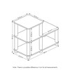 Furinno L-Shelf Open Decorative Bookshelf Multipurpose Bookcase,Espresso - 4 of 4