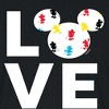 Women's - Disney - Mickey Love Fill Cropped Graphic T-Shirt - 2 of 4