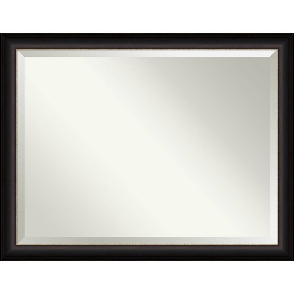 Photos - Wall Mirror ART 44" x 34" Trio Framed  Oil Rubbed Bronze - Amanti : Beveled Glass, Polystyrene Frame, No Assembly Required 