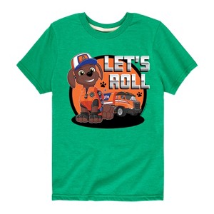 Boys' - Paw Patrol - Let's Roll Zuma Short Sleeve Graphic T-Shirt - 1 of 4