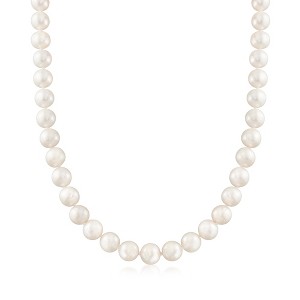 Ross-Simons 9-10mm Cultured Pearl Necklace With 14kt Yellow Gold - 1 of 4