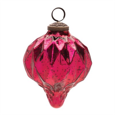 Harliquin Mercury Glass Onion Ornament (Set of 6)