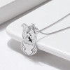 Pit Bull Staffordshire Terrier Dog Necklace Earrings or Set Silver Womens Ginger Lyne Collection - 2 of 4