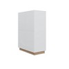 Nexera Nauraa Storage Cabinet White: Modern Accent Buffet, Adjustable Shelves - 2 of 4