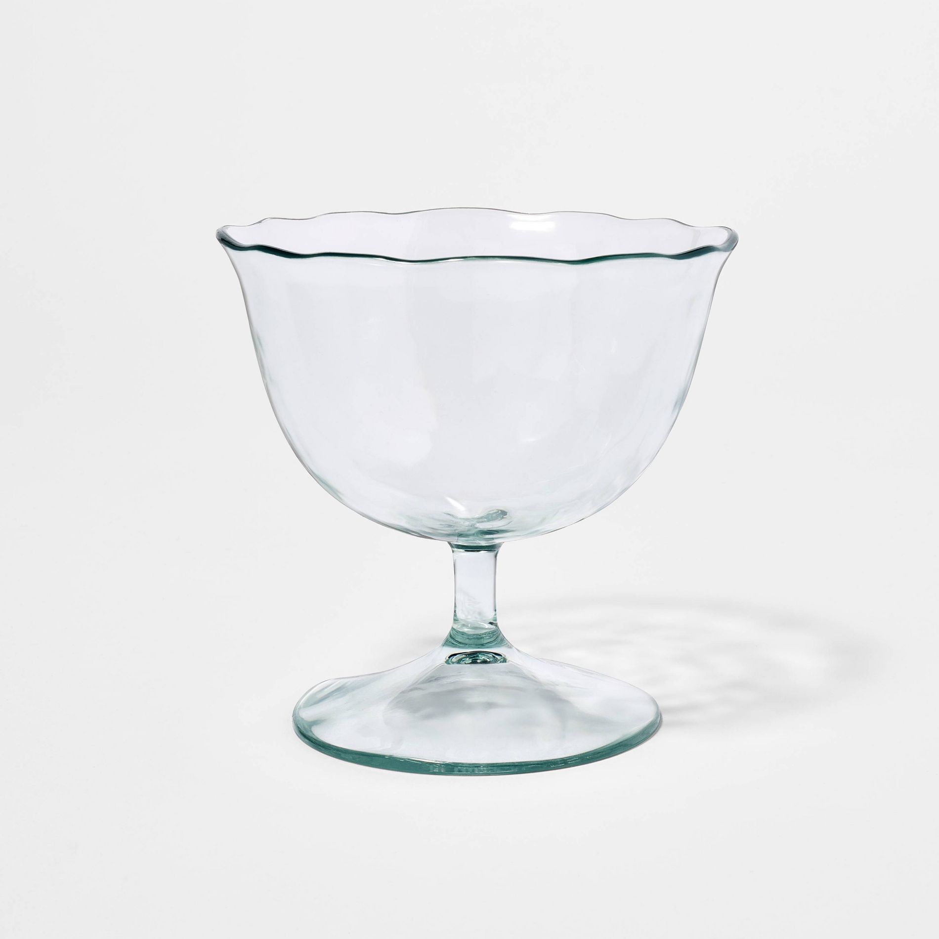 7 fl oz Acrylic Ruffled Coupe Short Clear - Threshold™ designed with Studio McGee