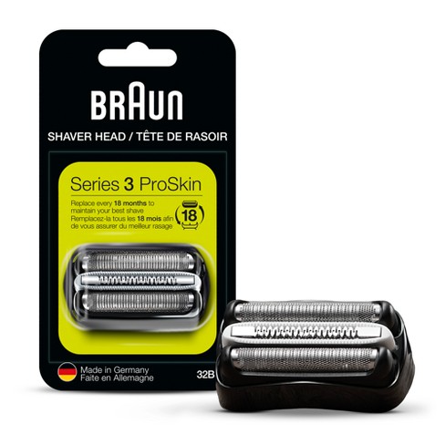 For Braun 32B Series 3 3020S 3040S 300S 350CC 2pcs Shaver Replacement Foil  Head 