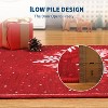 TackView Christmas Snowflake Area Rug Rug Washable Non Slip,Christmas Rugs for Living Room, Low Pile Throw Rug Carpet - 4 of 4