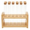 Okuna Outpost Clear Tube Vials, Shot Glass Holder (8x4.5x3.3 In, 13 Pieces) - 4 of 4
