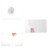 Unique Bargains Waterproof Reusable Rain Ponchos with Hood and Drawstring for Men and Women EVA 2 Pcs - 4 of 4