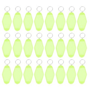 Unique Bargains Blank Vintage Motel Hotel Keychains Key Tag 24 Pcs - 1 of 4