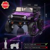 Electric Ride On Car, 24V 2 Seats for Kids, with Remote Control, 4WD Spring Suspension, 2 Speeds, Music, for 3+ - 3 of 4