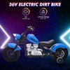 Kids Electric Off-Road Dirt Bike,36V Motorcycle with Top Speed of 16.5 Mph, Spring Suspension, Led Lights, Music Player, for Teens - 4 of 4