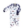 Hudson Baby Infant Boy Plush Sleep and Play, Cars - 2 of 4