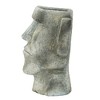 YUHAO Easter Island Cement Planter for Indoor Outdoor Home Garden Decor，6.5"x5.5"x11" - 4 of 4