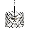 Elegant Lighting Lyla 13 inch pendant in black - 3 of 4