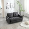 CENGHU 3 Fold Sofa, Convertible Sleeper Sofa Bed, Pull Out Couch Sofa Bed For Living Room Bedroom - 3 of 4