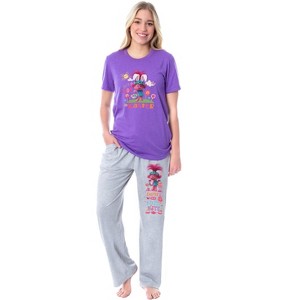 Dreamworks Trolls Womens' Poppy Hip Hop It's Easter Sleep Pajama Set Multicolored - 1 of 4