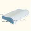 Cooling Memory Foam Pillow for Neck Support - Ergonomic Design, Side Back Tummy Time Sleeping Posture, Soft Cover, Non-Electric Comfort - 3 of 4
