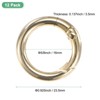 Unique Bargains Metal Spring O Rings Zinc Alloy Durable Multipurpose Lightweight Buckle 5/8 Inch - 3 of 4