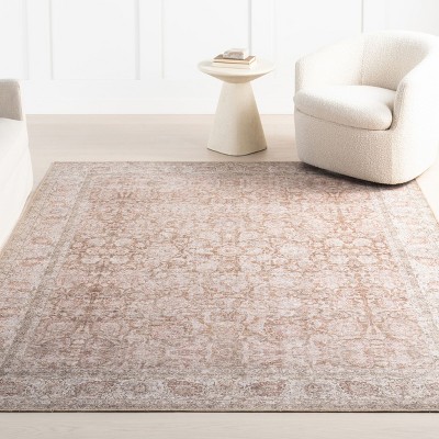 Hillstone Rust Rectangular Synthetic 4' x 6' Area Rug