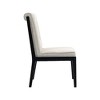 Meridian Furniture,Gwendolyn Linen Textured Fabric Dining Side Chair, Set of 2 - 4 of 4