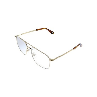 Givenchy Bqb Unisex Pilot Eyeglasses Light Gold 56mm : Target
