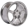 OE Wheels LLC CV05-D17095-5475-54C Chrome Wheel Painted (17 x 9.5 inches /5 x 120 mm, 54 mm Offset) - 3 of 3