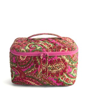 Vera Bradley Women's Outlet Cotton Essential Large Brush Up Cosmetic Toiletry Bag - 1 of 2