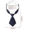 INSPIRE CHIC Women's Pre-tied Solid Color Adjustable Short Tie - 2 of 4