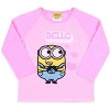 Despicable Me Girls' Minions Chibi Bello Raglan Sleep Pajama Set Multicolored - 2 of 3